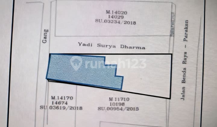 Urgent Dijual Tanah dan Rumah Pinggir Jalan Raya Benda Tangsel