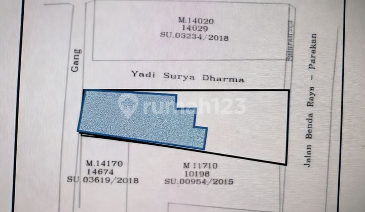 Urgent Dijual Tanah dan Rumah Pinggir Jalan Raya Benda Tangsel