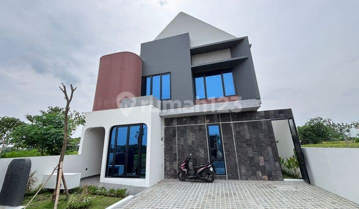 Beautiful Scandinavian-concept 2-story house in an Islamic environment in Sleman