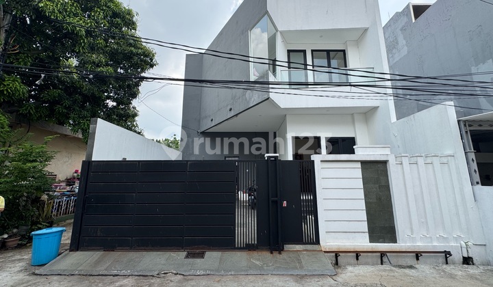 Luxurious Corner House 4 Floors Sunter Paradise 5BR, New Building, Ready to Occupy, Minimalist Modern