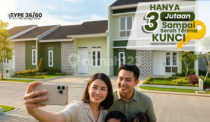 Hunian Subsidi Paling Strategis, Dekat Stasiun Dekat Akses Tol Bocimi - Cicilan 1 Jutaan Perbulan