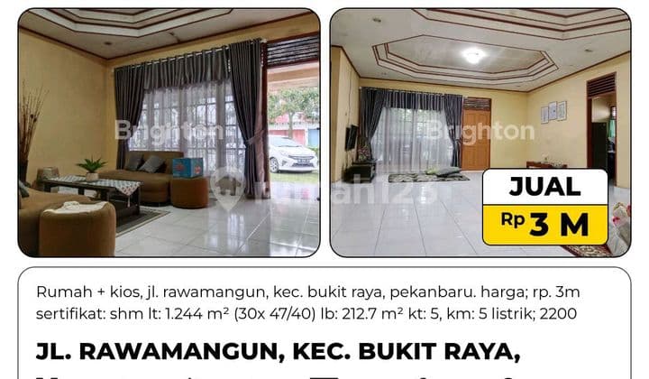 Tanah+Bangunan dengan Lokasi Strategis