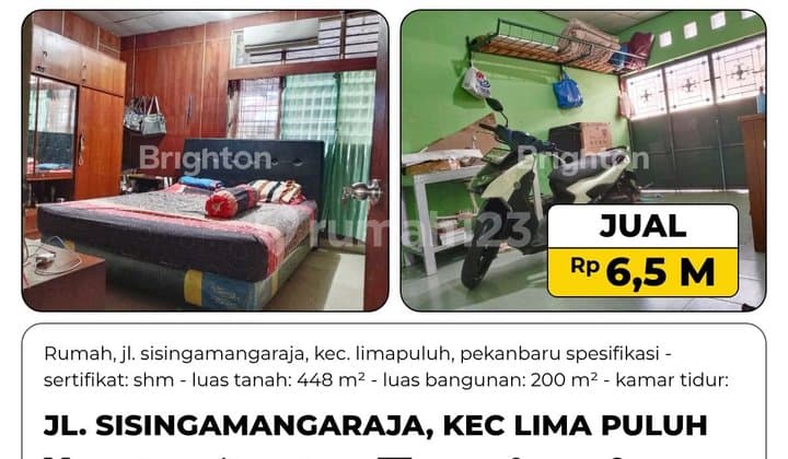 Rumah, 1 Lantai, SHM, di Pekanbaru Kota,