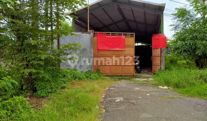 Dijual Gudang di Jalan Raya Bypass Krian Lokasi Strategis