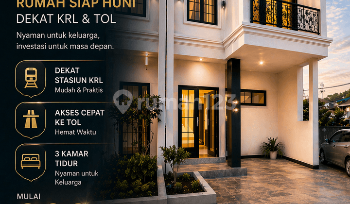 Hunian Terbaru Gaya Eropa Dekat Kampus Ui Kelapa Dua,Depok