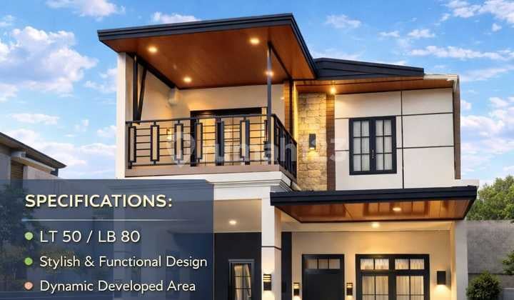 Modern Bali- Rumah Dekat Stasiun LRT & Tol, DP Suka Suka Cicilan Flat