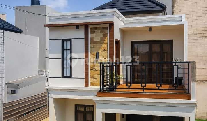 Rumah Gaya Bali Modern, Unit Ready - Promo Free Biaya Biaya, Bonus Ac & Kitchen Set