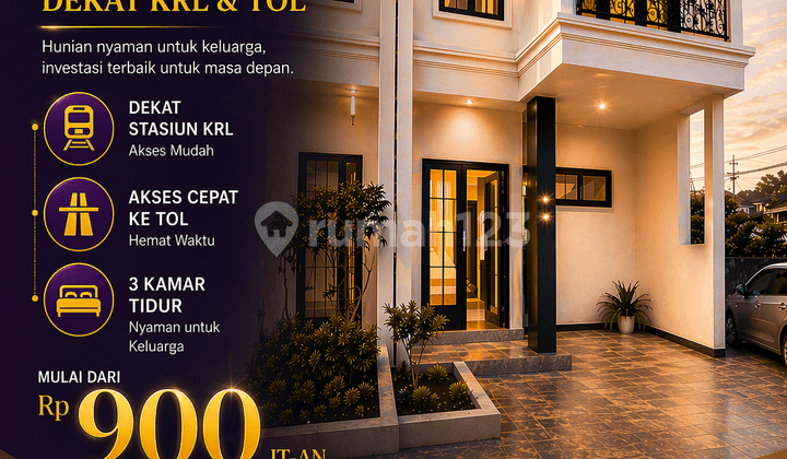 Rumah Gaya Eropa Dekat Universitas Indonesia
