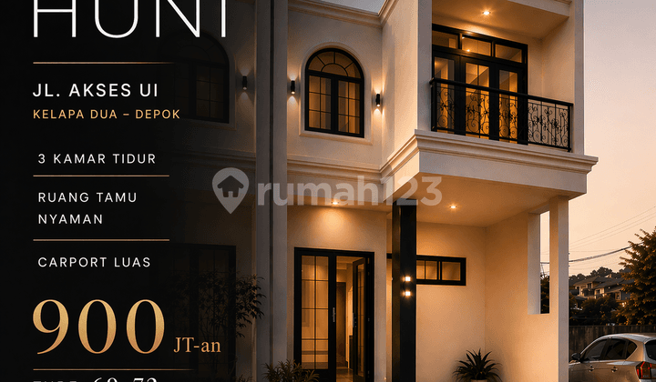 Rumah 2 Lantai di Kelapa Dua, Depok