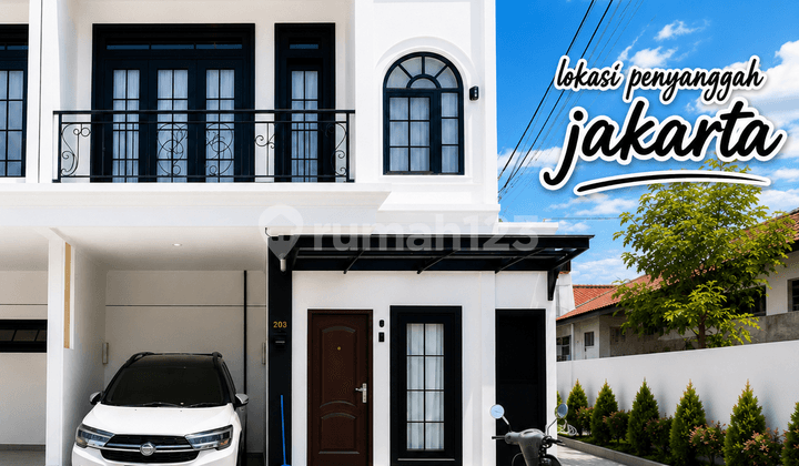 New Ready-to-Occupy House Near Station and Toll Road, Quick Access to Jakarta