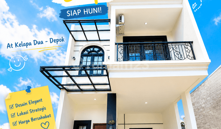 Rumah Dijual Depok Dekat Ui Siap Huni SHM - Free Biaya Biaya