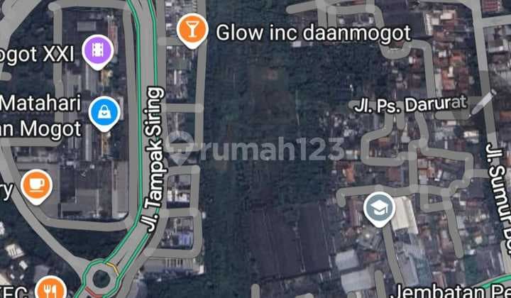 Tanah di Jln Raya Daan Mogot Samping Taman Daan Mogot Baru Jakarta Barat