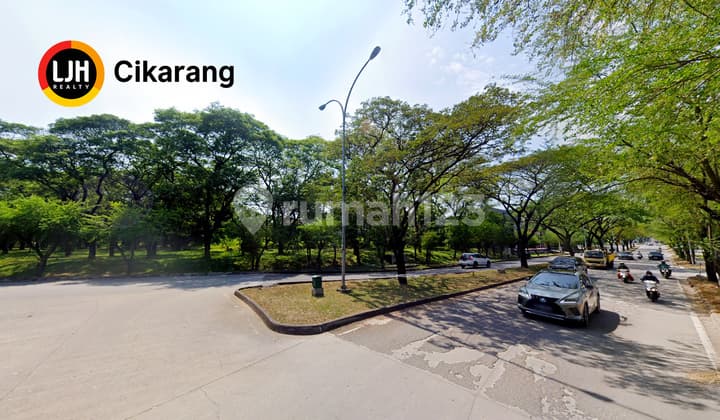 Sewa Kavling Komersial Luas di Jl. Majapahit Lippo Cikarang