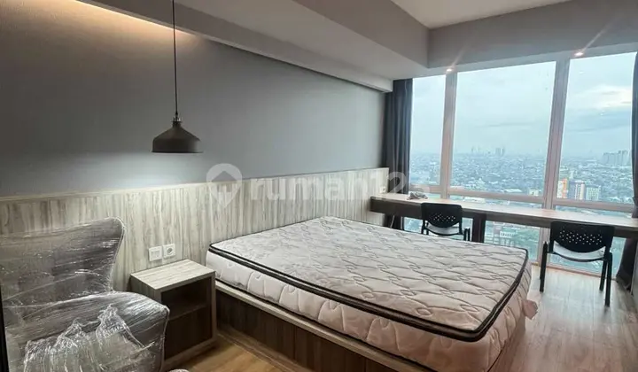 :Fire: Quick Rental! Fully Furnished Studio at U Residence - Direct Access to Supermal, Premium Location in Karawaci!