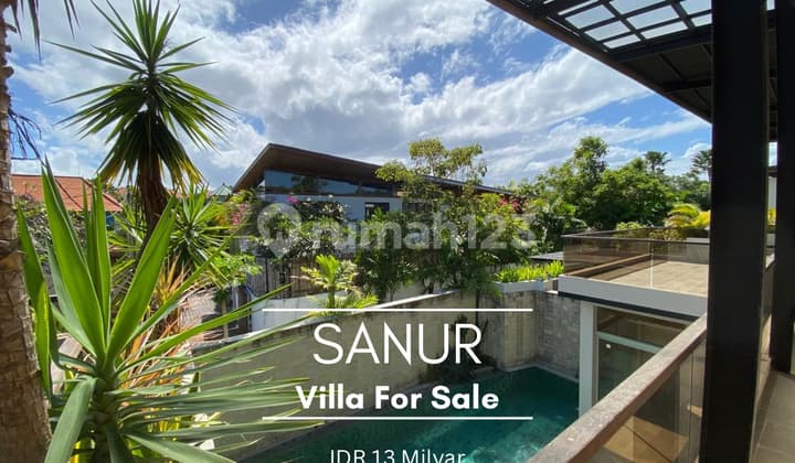 Luxurious 2-Storey Villa in Sanur - Exclusive Residence with Ulin Wood Pool Deck