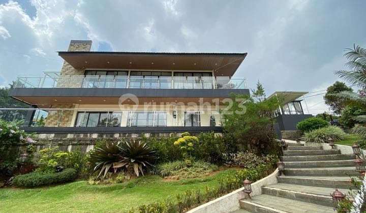 For Sale Beautiful 2-Storey Villa Cisarua - Bogor Down 2 M