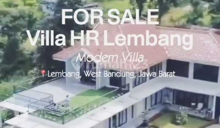 Villa Mewah Luas, Full Furnished di Lembang/Bandung, Private Pool, View Gunung Tangkuban Perahu dan Kota Bandung