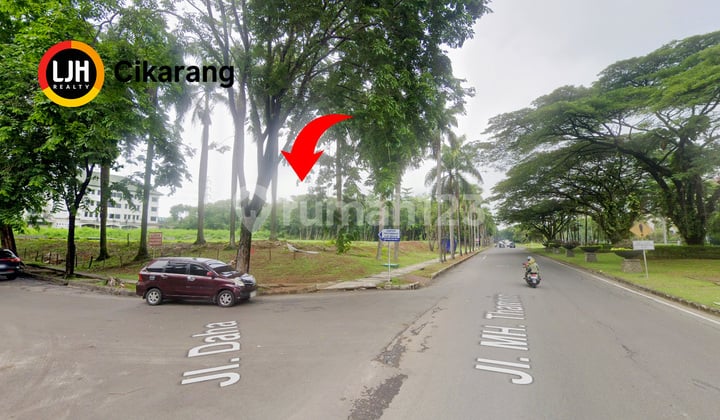Kavling Komersil Strategis di Jl. Mh. Thamrin Lippo Cikarang