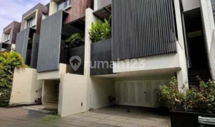 For Sale House Modern Minimalis Dalam Townhouse Dekat MRT dan Cipete Area Cilandak Jakarta Selatan