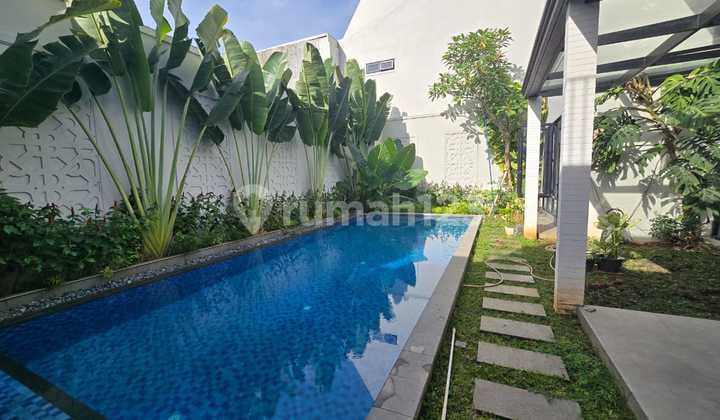 For Rent House Modern Minimalis Cantik Dekat Mabes dan Kedutaan dan Perkantoran Senopati Kebayoran Baru Jakarta Selatan