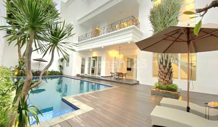 For Sale Rumah Mewah Baru Lokasi Tenang dan Asri Bangunan Lokasi Dekat Jis dan Bukit Golf dan Mall Pondok Indah Jakarta Selatan