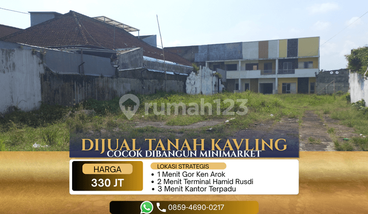 Cocok Bangun Minimarket Jual Kavling 5 Menit Gor Ken Arok Malang SHM