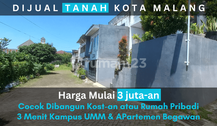 Kavling Perumahan Lebar Jalan 6 Meter Cocok Dibangun Kost 5 Menit Kampus Uin Malang