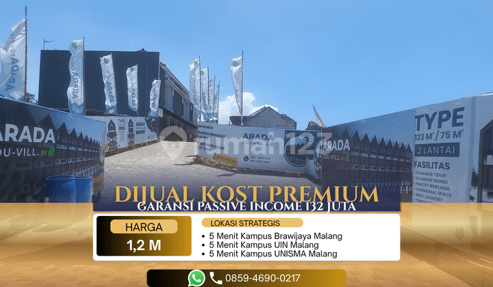 5 Menit Kampus Umm Malang Pendapatan Ratusan Juta Setahun Rukost Dijual SHM Split