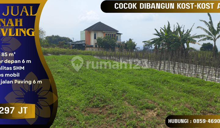 5 Menit Kampus Brawijaya Malang Tanah Kavling Perumahan Cocok Dibangun Kos Kosan Sertifikat