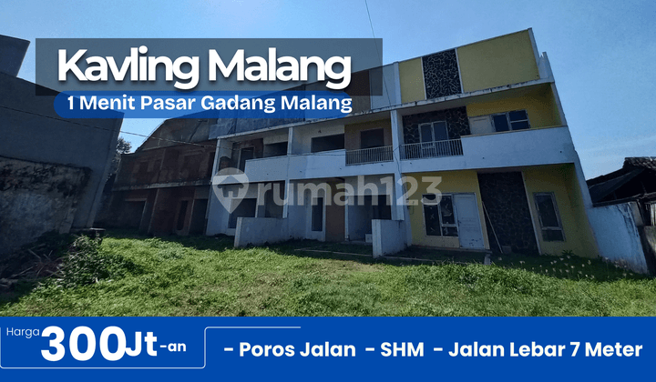 Tanah, SHM, di Malang Kota Dekat Pasar Gadang