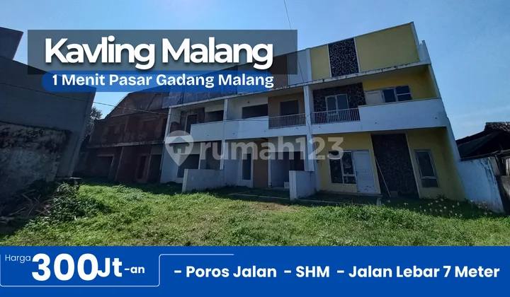 Tanah, SHM, di Malang Kota Dekat Pasar Gadang