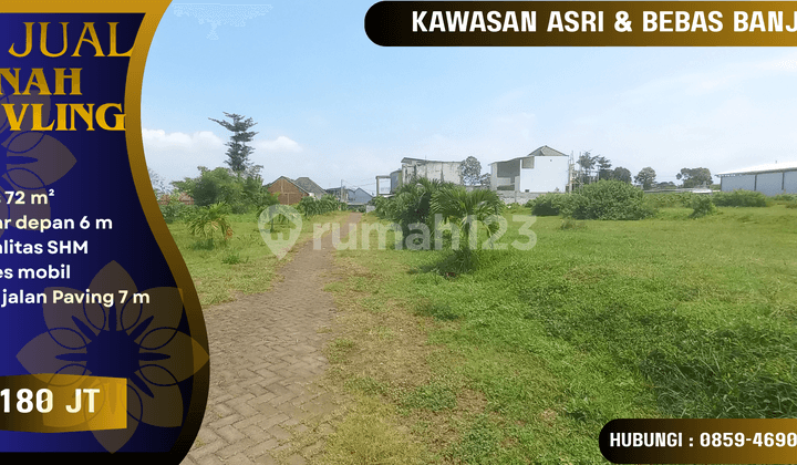 Jual Kavling Cocok Bangun Rumah 3 Menit Bandara Abd Saleh Malang Sertifikat
