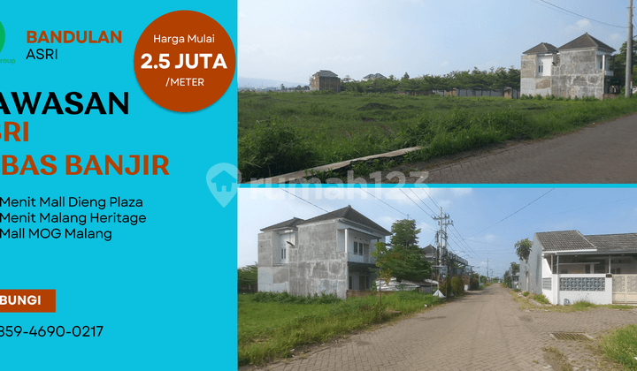 Jual Tanah Cocok Dibangun Rumah 5 Menit Kampus Unikama Malang Row Jalan 6 Meter