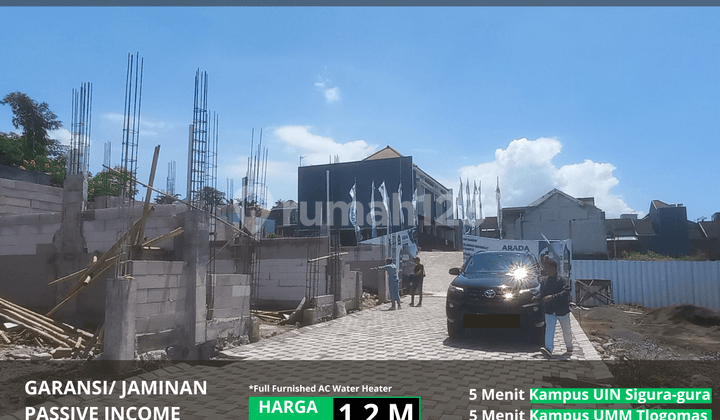 Kos Kos-An Dijual Lebar Jalan 6 Meter 5 Menit Kampus Unisma Malang Full Furnished