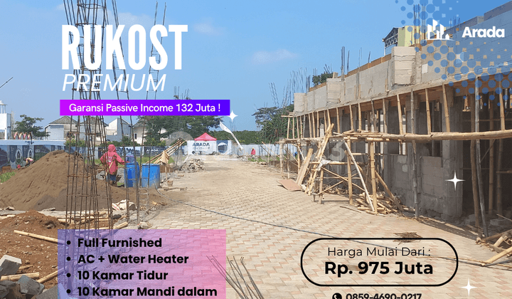 5 Minutes from UMM Malang Campus Private Bathroom All Freehold Title Strata Title Kost-Ruko for Sale