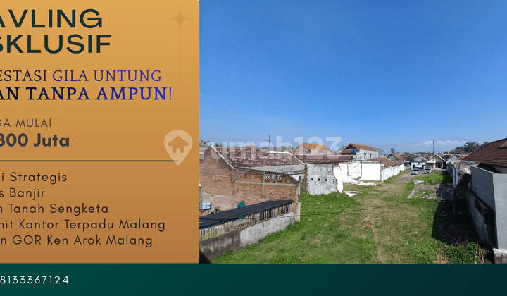 Tanah Dijual 5 Menit Sman 6 Malang Sertifikat