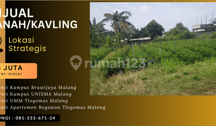 SHM Split Jual Tanah 5 Menit Kampus Uin Malang