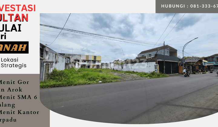 SHM Split 5 Menit Kantor Terpadu Malang Tanah Dijual
