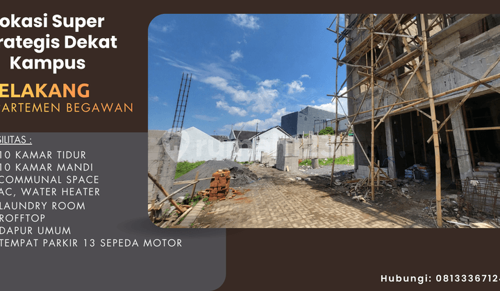 Jual Kost 5 Menit Umm Tlogomas Malang SHM Pecah Full Furnished