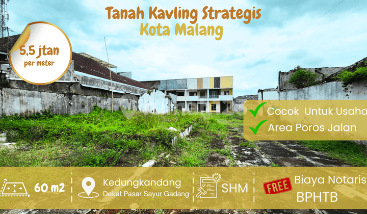Dijual Tanah Kavling Cocok untuk Usaha