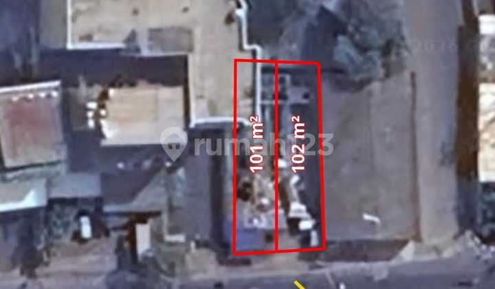 Tanah Pinggir Jalan 2 Kavling SHM di Kebon Jeruk Jakarta Barat