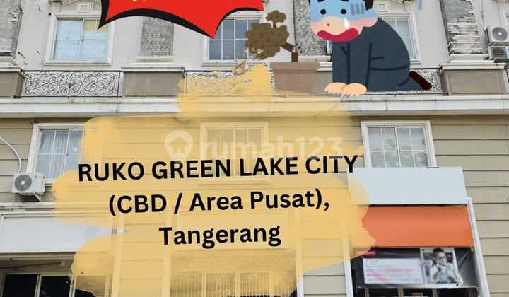 Jual Rugi Ruko Cbd Green Lake City, Tangerang, 4.5×15 M², 4 LT