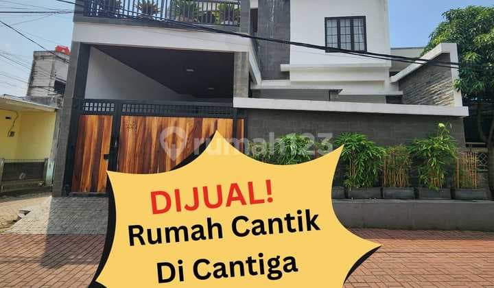 Jual Rumah Cantik Komplek Cantiga, Tangerang, 11×16 M², 3½ LT