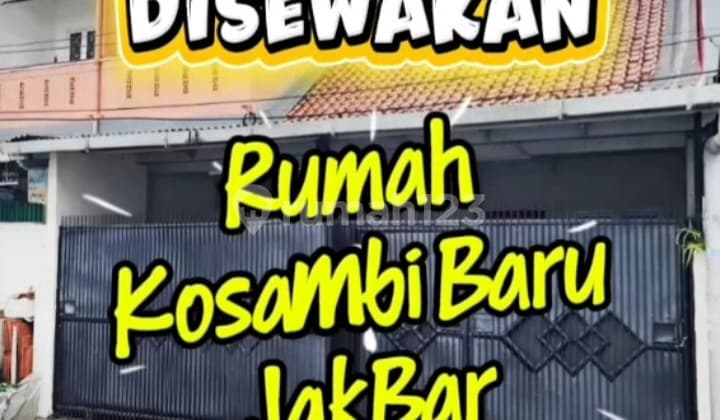 Disewakan Rumah Kosambi Baru, Jakarta Barat, 6×15 M², 2 LT