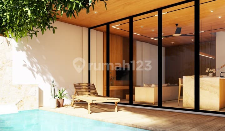 Vila Nyaman dengan Taman dan Kolam Renang di Canggu