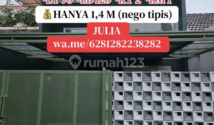 Rumah Minimalis Cantik Siap Huni