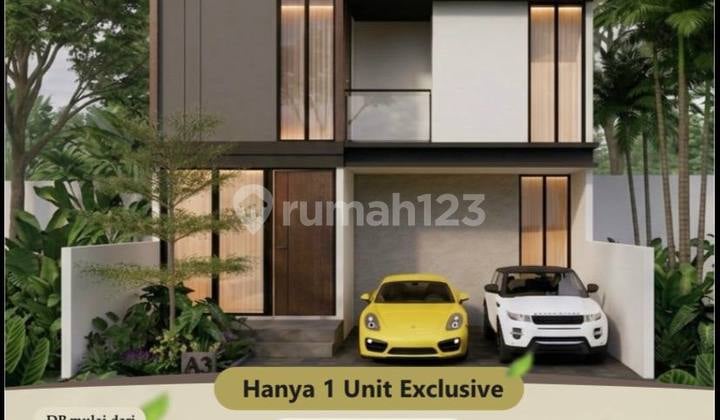 Rumah Modern Kontemporer 2 Lantai Dalam Perumahan Daerah Jakal KM 9