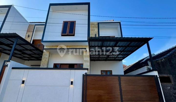 New Minimalist 2-Story House for Sale, Modern Design, located on Jl Penamparan, Gunung Andakasa - Behind Mitra 10, West Denpasar, Bali