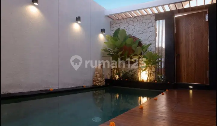 Brand New 2 BR Modern Villa For Yearly Rent, Quiet Area-Canggu