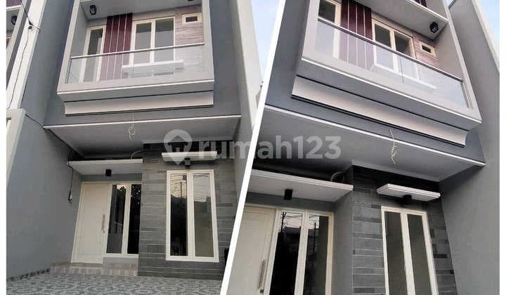 Dijual Rumah 2 Lantai Manyar Tirtoasri 1,8M LT 75M2 LB 115M2 Rumah Baru Scandinavian Koridor Manyar Sam.a783
